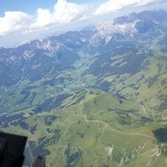 Flugwegposition um 14:19:35: Aufgenommen in der Nähe von Gemeinde Maria Alm am Steinernen Meer, 5761, Österreich in 3038 Meter